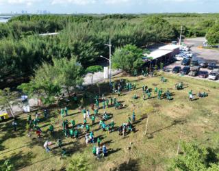 Peringati Hari Bumi, Aksi Bersih Lingkungan dan Penanaman 1000 Pohon Mangrove di Surabaya