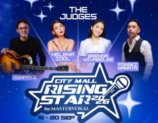 City Mall Rising Stars 2026 Cari Talenta Musik Baru, Tak Sekadar Uji Vokal