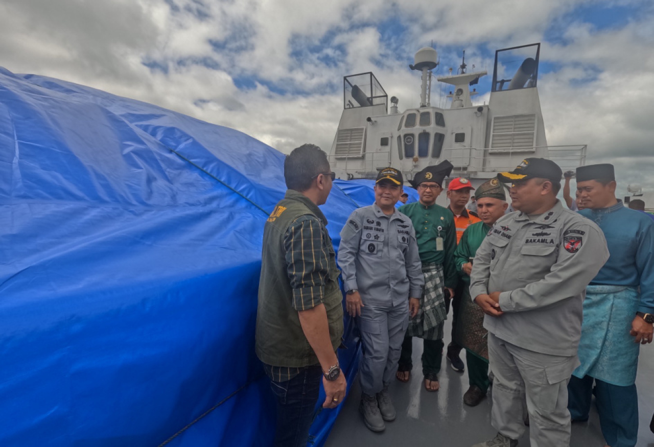 Bakamla RI menegaskan komitmennya untuk terus hadir dalam upaya kemanusiaan. Foto ist