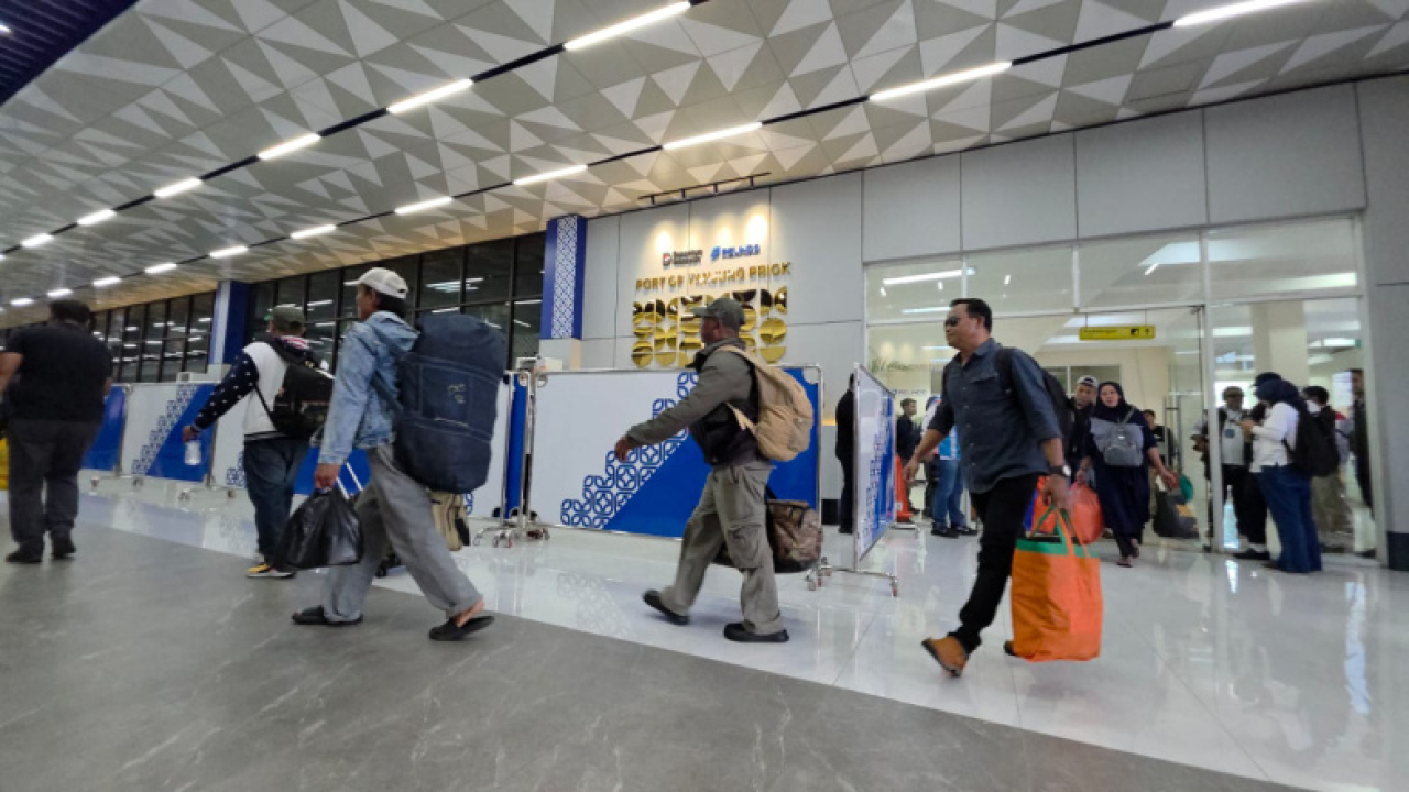 Lebaran 2026: Penumpang Kapal di Pelindo Naik 9,39 Persen, Tembus 1 Juta Orang