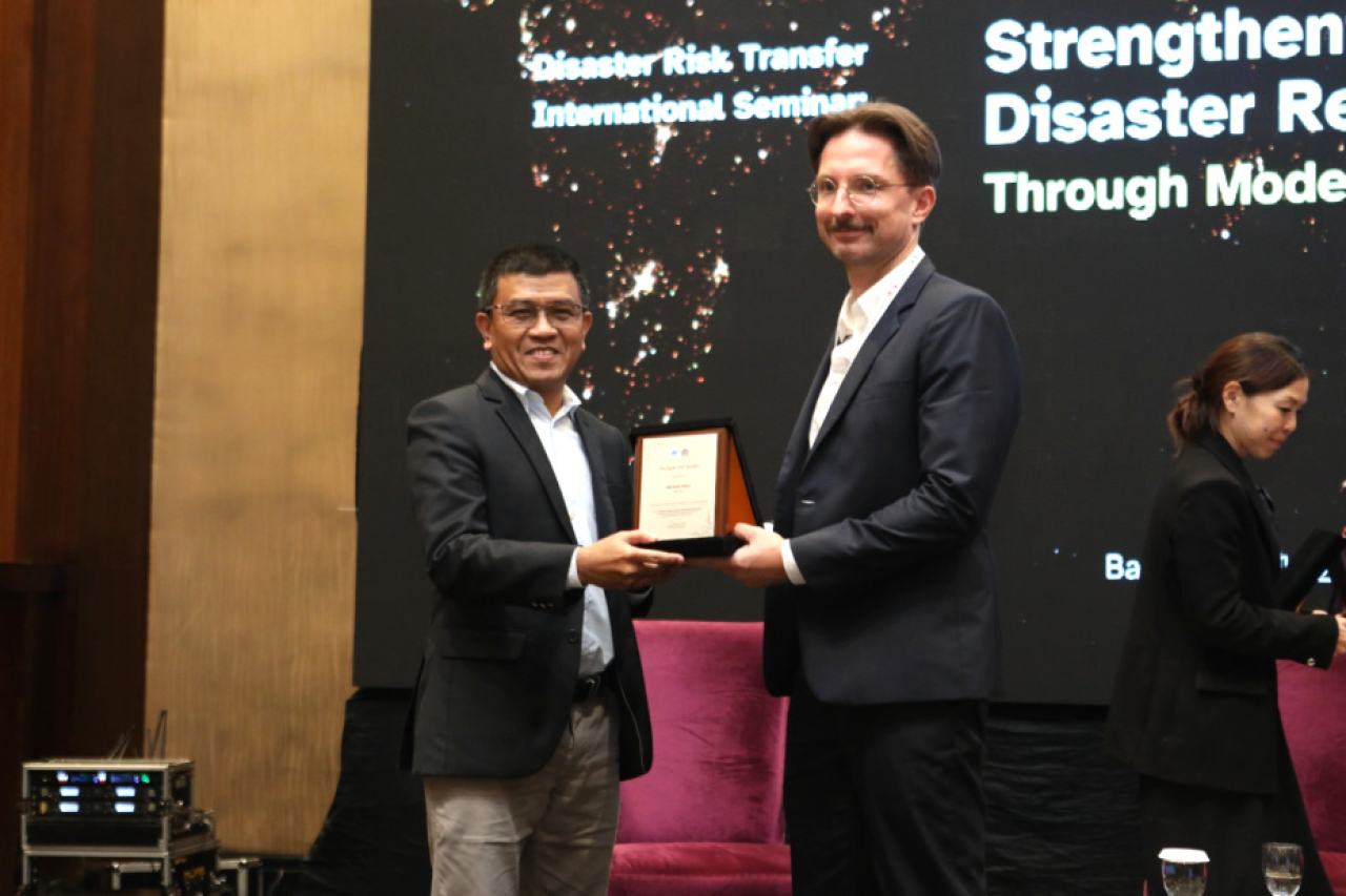 Selain kontribusi teknis, Indonesia Re juga terlibat sebagai ko-inisiator seminar bersama DJPPR dan ITB Foto ist