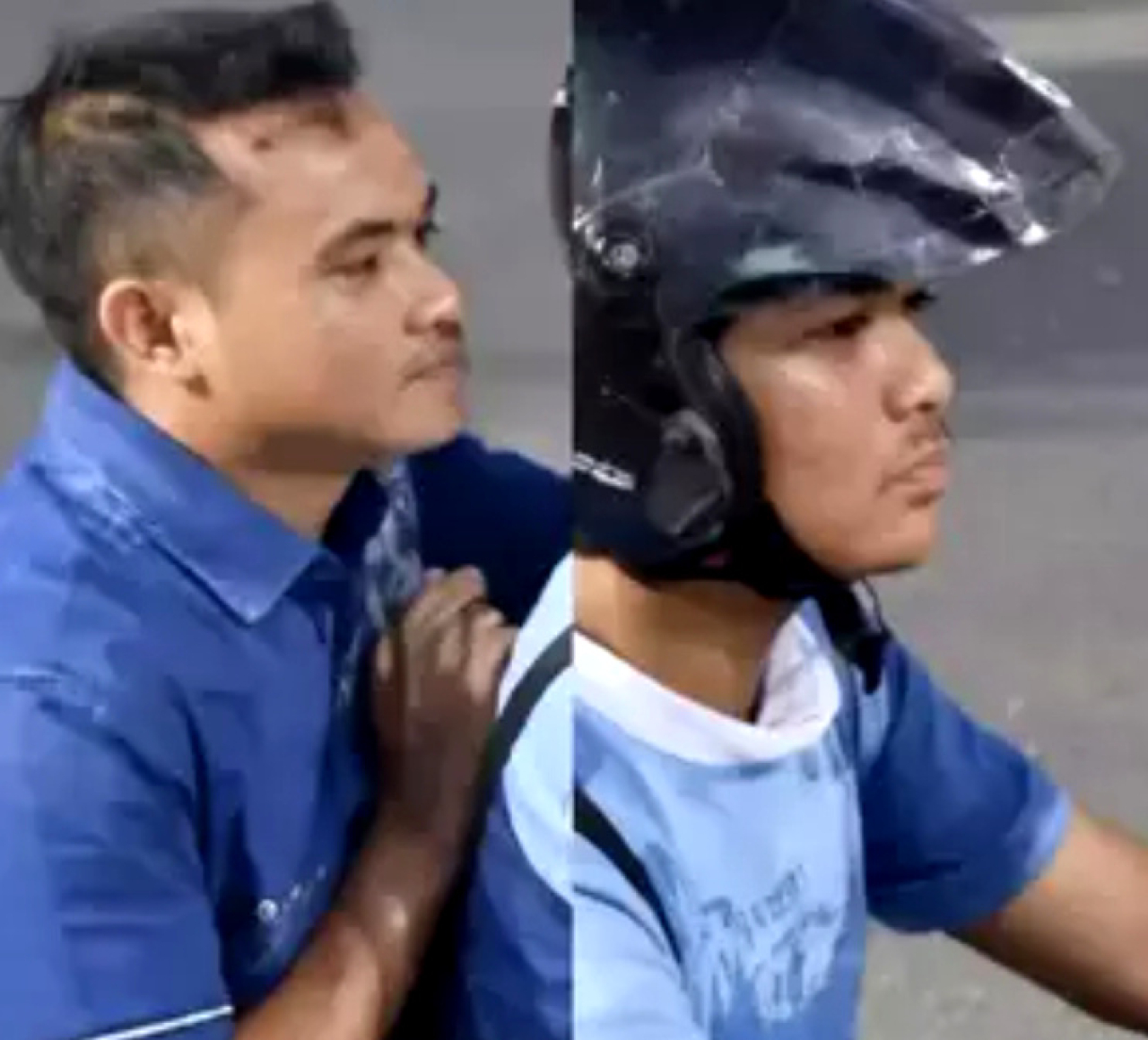 Wajah pelaku penyiram air keras ke Aktivis KontraS Andrie Yunus. Foto ist