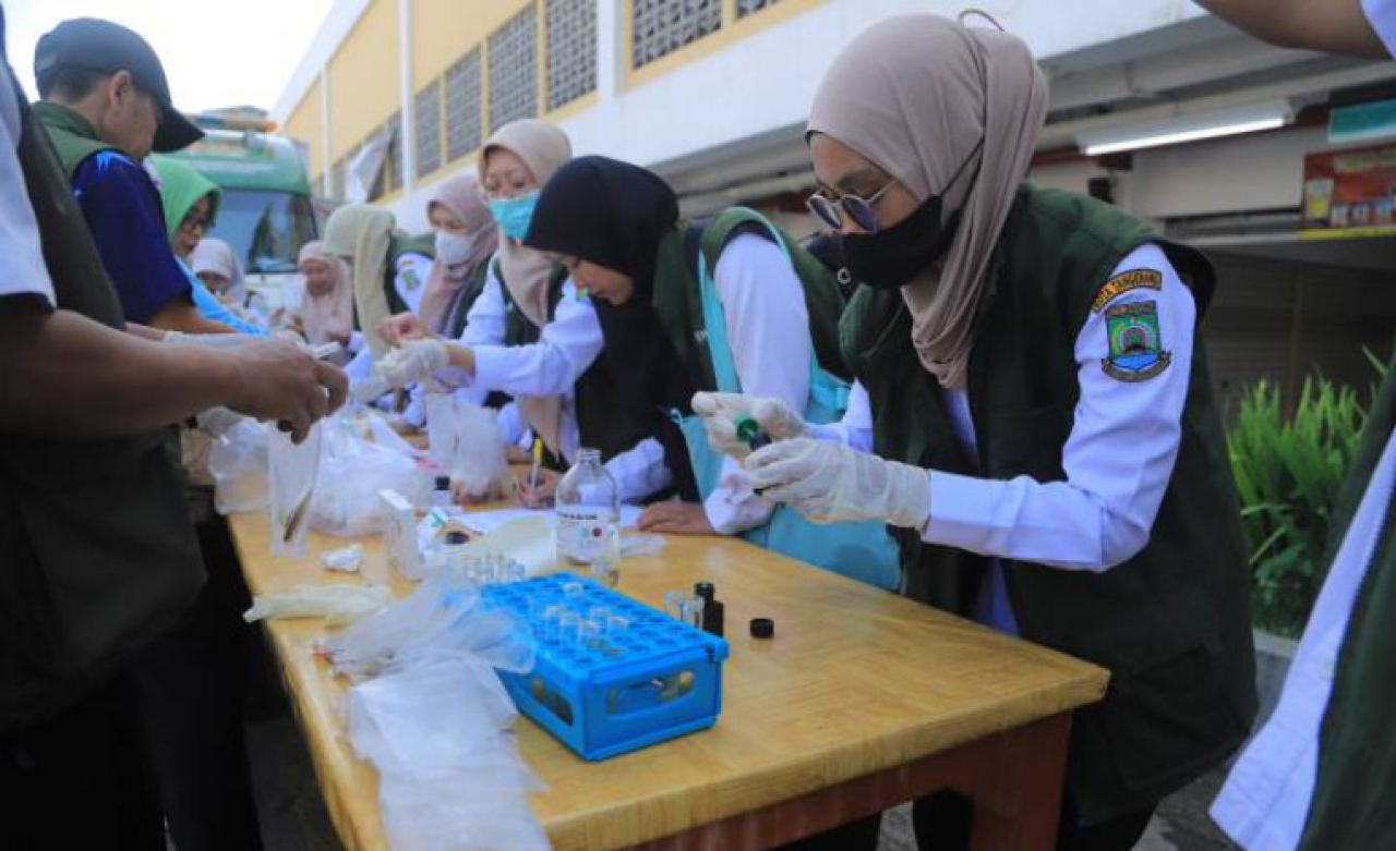 Pemkot Tangerang juga mengklaim telah menyiapkan 21 Pojok Uji Keamanan Pangan di sejumlah pasar tradisional. Foto ist