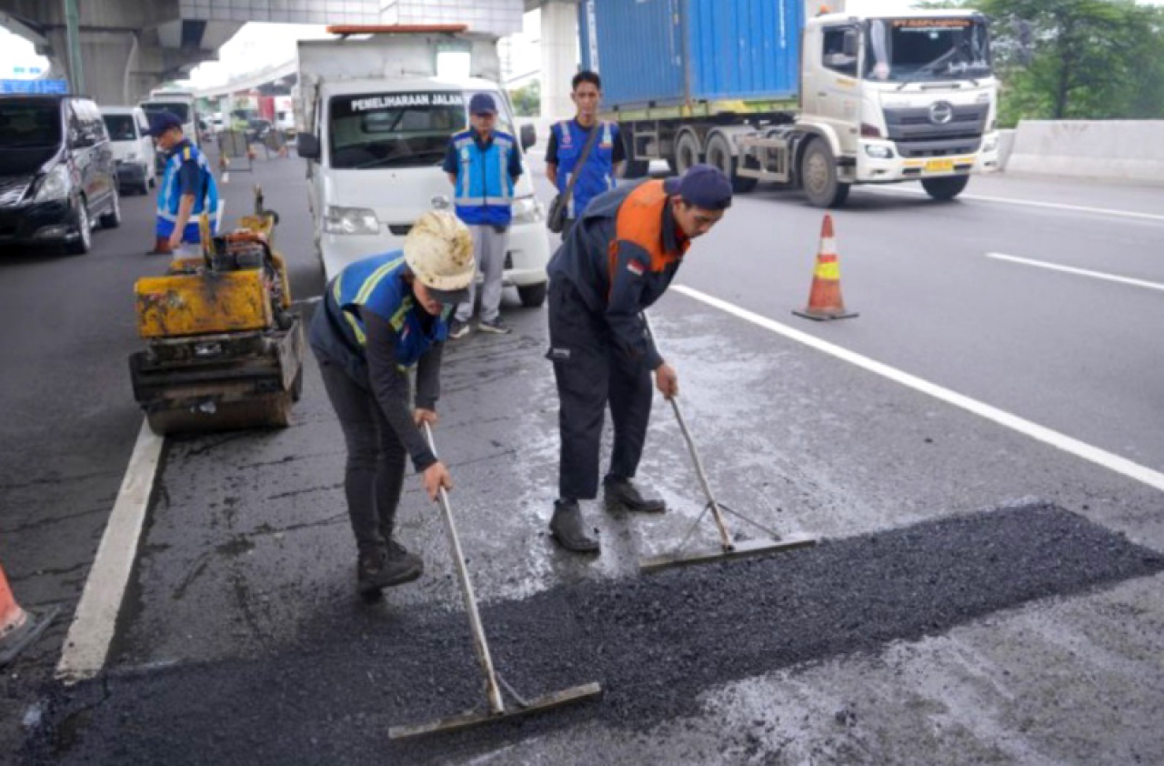 Jasa Marga memastikan tidak ada penutupan total selama pekerjaan berlangsung.