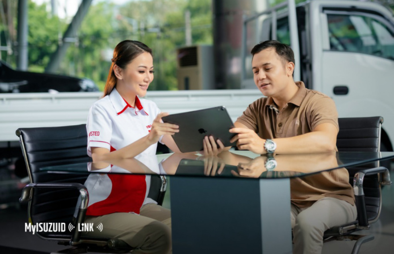 Melalui MyIsuzuID, pengguna dapat mengakses jaringan bengkel, suku cadang, hingga dealer resmi secara cepat. Foto ist
