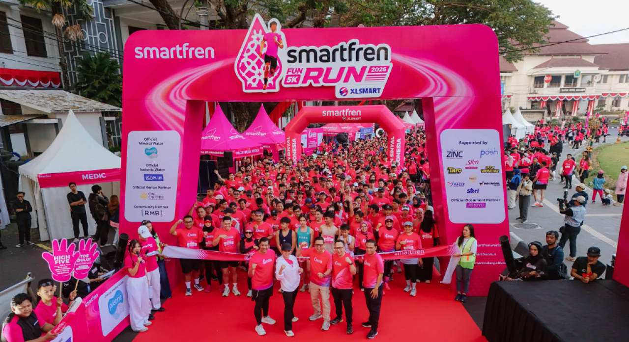 SMARTFREN RUN Malang 2026 mengusung kategori 5K Fun Run.