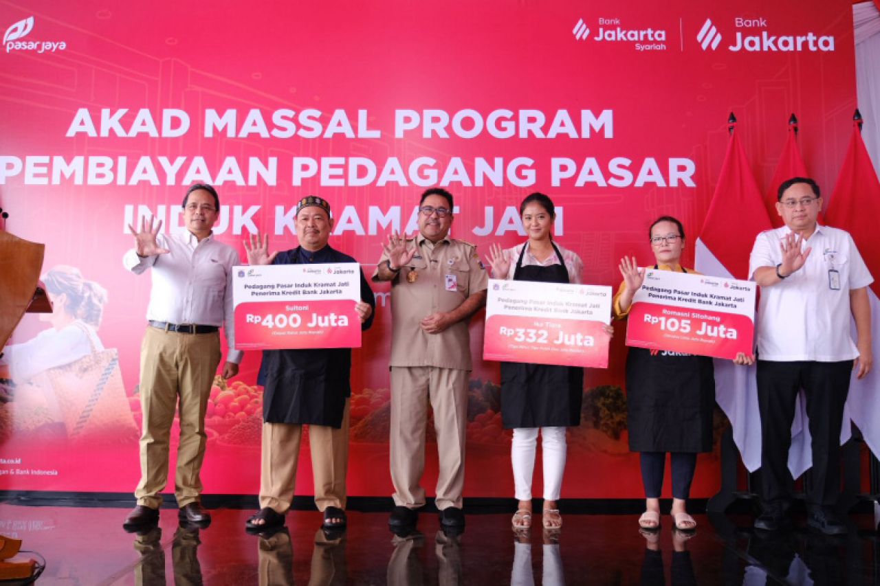 Program ini juga memperkuat sinergi antara Pemprov DKI Jakarta, Perumda Pasar Jaya, dan Bank Jakarta dalam membangun ekosistem pembiayaan UMKM.